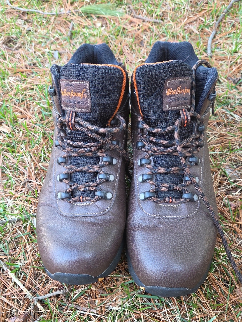 Weatherproof Jason Brown and Black Men's Outdoor Boots